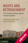 Cover of Rights and Retrenchment: The Counterrevolution Against Federal Litigation (eBook)