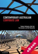 Cover of Contemporary Australian Corporate Law (eBook)