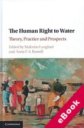 Cover of The Human Right to Water: Theory, Practice, and Prospects (eBook)