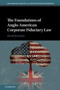 Cover of The Foundations of Anglo-American Corporate Fiduciary Law: A Comparison of UK and US Approaches