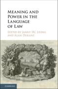 Cover of Meaning and Power in the Language of Law