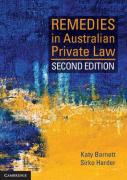 Cover of Remedies in Australian Private Law