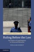 Cover of Ruling Before the Law: The Politics of Legal Regimes in China and Indonesia