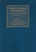 Cover of Bilateral and Regional Trade Agreements: Commentary and Analysis