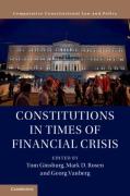 Cover of Constitutions in Times of Financial Crisis