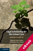 Cover of Legal Scholarship for the Urban Core: From the Ground Up (eBook)