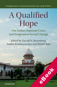 Cover of A Qualified Hope: The Indian Supreme Court and Progressive Social Change (eBook)