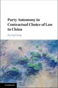 Cover of Party Autonomy in Contractual Choice of Law in China