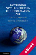 Cover of Governing New Frontiers in the Information Age: Toward Cyber Peace (eBook)