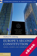 Cover of Europe's Second Constitution: Crisis, Courts and Community (eBook)