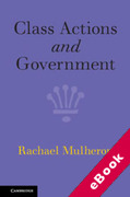 Cover of Class Actions and Government (eBook)