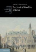 Cover of Preclassical Conflict of Laws