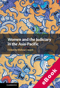 Cover of Women and the Judiciary in the Asia-Pacific (eBook)