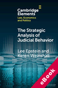 Cover of The Strategic Analysis of Judicial Behavior: A Comparative Perspective (eBook)