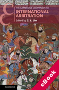 Cover of The Cambridge Companion to International Arbitration (eBook)