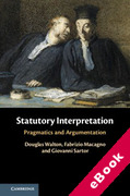 Cover of Statutory Interpretation: Pragmatics and Argumentation (eBook)