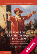 Cover of Filtering Populist Claims to Fight Populism: The Italian Case in a Comparative Perspective (eBook)