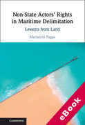 Cover of Non-State Actors' Rights in Maritime Delimitation: Lessons from Land (eBook)