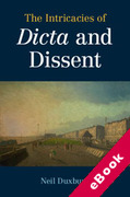Cover of The Intricacies of Dicta and Dissent (eBook)