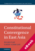 Cover of Constitutional Convergence in East Asia (eBook)