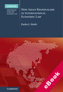 Cover of New Asian Regionalism in International Economic Law (eBook)