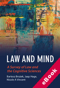 Cover of Law and Mind: A Survey of Law and the Cognitive Sciences (eBook)