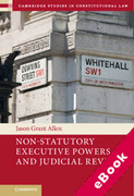 Cover of Non-Statutory Executive Powers and Judicial Review (eBook)
