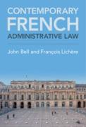 Cover of Contemporary French Administrative Law