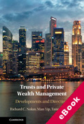 Cover of Trusts and Private Wealth Management: Developments and Directions (eBook)