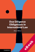 Cover of Due Diligence Obligations in International Law (eBook)