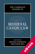 Cover of The Cambridge History of Medieval Canon Law (eBook)