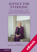 Cover of Justice for Everyone: The Jurisprudence and Legal Lives of Brenda Hale (eBook)