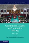 Cover of Constitution Makers on Constitution Making: New Cases