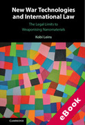 Cover of New War Technologies and International Law: The Legal Limits to Weaponising Nanomaterials (eBook)