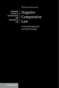 Cover of Negative Comparative Law: A Strong Programme for Weak Thought