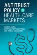 Cover of Antitrust Policy in Health Care Markets