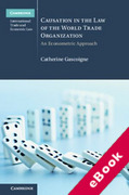 Cover of Causation in the Law of the World Trade Organization: An Econometric Approach (eBook)