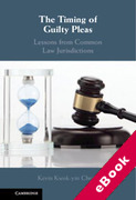 Cover of The Timing of Guilty Pleas: Lessons from Common Law Jurisdictions (eBook)