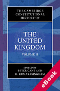 Cover of The Cambridge Constitutional History of the United Kingdom, Volume 2: The Changing Constitution (eBook)