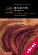 Cover of The Necessity of Nature: God, Science and Money in 17th Century English Law of Nature (eBook)