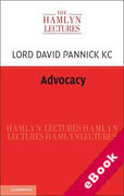 Cover of Hamlyn Lectures 2021: Advocacy (eBook)