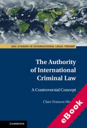 Cover of The Authority of International Criminal Law: A Controversial Concept (eBook)