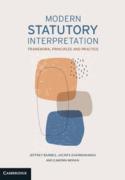 Cover of Modern Statutory Interpretation: Framework, Principles and Practice