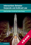 Cover of Intersections Between Corporate and Antitrust Law (eBook)