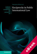 Cover of Reciprocity in Public International Law (eBook)