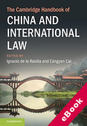 Cover of The Cambridge Handbook of China and International Law (eBook)