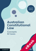 Cover of Australian Constitutional Law: Concepts and Cases (eBook)