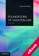 Cover of Foundations of Taxation Law (eBook)