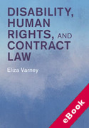 Cover of Disability, Human Rights and Contract Law (eBook)