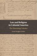 Cover of Law and Religion in Colonial America: The Dissenting Colonies